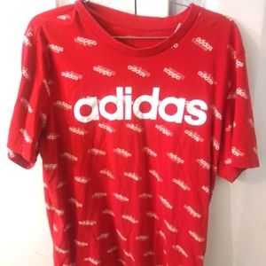 Adidas Men Graphic T-shirt Sz L